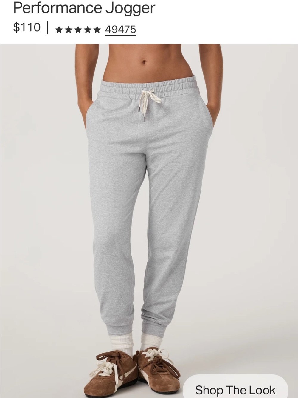 Vuori Performance Joggers Size XS Blue